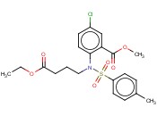 5-<span class='lighter'>氯</span>-2-[(4-乙氧基-4-氧代丁基)(4-甲基苯<span class='lighter'>磺</span><span class='lighter'>酰</span>基)氨基]<span class='lighter'>苯甲酸</span>甲酯