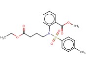 2-[(4-乙氧基-4-氧代丁基)(4-甲基苯<span class='lighter'>磺</span><span class='lighter'>酰</span>基)氨基]<span class='lighter'>苯甲酸</span>甲酯