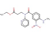 3-(4-(甲基氨基)-3-硝基-N-(吡啶-2-基)苯<span class='lighter'>甲</span><span class='lighter'>酰</span>氨基)丙酸<span class='lighter'>乙</span>酯