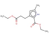 ETHYL 3-[2-(ETHOXYCARBONYL)ETHYL]-5-<span class='lighter'>METHYLPYRROLE</span>-2-CARBOXYLATE