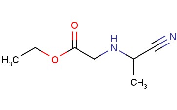 GLYCINE, N-(1-CYANOETHYL)-, ETHYL ESTER