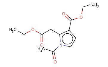 <span class='lighter'>1-ACETYL-2-ETHOXYCARBONYLMETHYL-1H-PYRROLE-3-CARBOXYLIC</span> ACID ETHYL <span class='lighter'>ESTER</span>