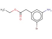 3-AMINO-5-<span class='lighter'>BROMOPHENYLACETIC</span> ACID ETHYL ESTER