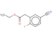 5-CYANO-2-<span class='lighter'>FLUOROPHENYLACETIC</span> ACID ETHYL ESTER