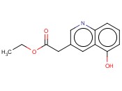 5-<span class='lighter'>HYDROXYQUINOLINE</span>-3-ACETIC ACID ETHYL ESTER