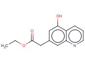 5-<span class='lighter'>HYDROXYQUINOLINE</span>-7-ACETIC ACID ETHYL ESTER