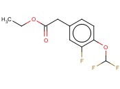 4-(DIFLUOROMETHOXY)-3-<span class='lighter'>FLUOROPHENYLACETIC</span> ACID ETHYL ESTER