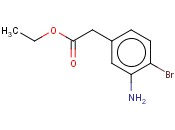 3-AMINO-4-<span class='lighter'>BROMOPHENYLACETIC</span> ACID ETHYL ESTER