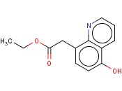 ETHYL 5-<span class='lighter'>HYDROXYQUINOLINE</span>-8-ACETATE