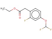 4-(DIFLUOROMETHOXY)-<span class='lighter'>2-FLUOROPHENYLACETIC</span> ACID ETHYL ESTER
