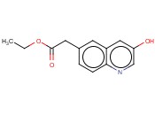 3-<span class='lighter'>HYDROXYQUINOLINE</span>-6-ACETIC ACID ETHYL ESTER
