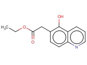 ETHYL 5-<span class='lighter'>HYDROXYQUINOLINE</span>-6-ACETATE