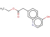 4-<span class='lighter'>HYDROXYQUINOLINE</span>-7-ACETIC ACID ETHYL ESTER