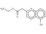 ETHYL 5-<span class='lighter'>HYDROXYQUINOLINE</span>-2-ACETATE