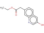 ETHYL 3-<span class='lighter'>HYDROXYQUINOLINE</span>-7-ACETATE