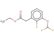3-(DIFLUOROMETHOXY)-<span class='lighter'>2-FLUOROPHENYLACETIC</span> ACID ETHYL ESTER