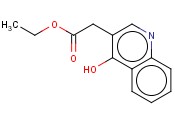 4-<span class='lighter'>HYDROXYQUINOLINE</span>-3-ACETIC ACID ETHYL ESTER