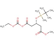 1-乙氧羰基-5-甲基-(3R)-叔丁基二甲硅氧基戊二酸酯