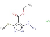 5-肼基-3-甲硫基-4-吡唑甲酸<span class='lighter'>乙</span><span class='lighter'>酯</span><span class='lighter'>盐酸盐</span>