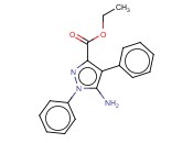 5-<span class='lighter'>氨基</span>-1,4-二苯基-1H-<span class='lighter'>吡唑</span>-3-甲酸乙酯