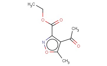 ETHYL <span class='lighter'>4-ACETYL-5-METHYLISOXAZOLE-3-CARBOXYLATE</span>
