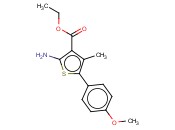 ETHYL 2-AMINO-5-(4-<span class='lighter'>METHOXY</span>-PHENYL)-4-METHYL-THIOPHENE-3-CARBOXYLATE