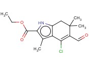 <span class='lighter'>乙基</span>4-氯-5-<span class='lighter'>甲</span><span class='lighter'>酰</span><span class='lighter'>基</span>-3-2,6,6-<span class='lighter'>三</span>甲基-1,7-二氢吲哚-2-羧酸<span class='lighter'>乙</span>酯