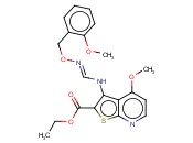 ETHYL 4-METHOXY-3-[(([(<span class='lighter'>2-METHOXYBENZYL</span>)OXY]IMINO)METHYL)AMINO]THIENO[2,3-B]PYRIDINE-2-CARBOXYLATE