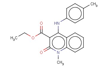 ETHYL 1-METHYL-4-((4-METHYLPHENYL)AMINO)-2-OXO-1,2-DIHYDRO-3-QUINOLINE CARBOXYLATE
