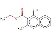 <span class='lighter'>2,4-DIMETHYL-QUINOLINE-3-CARBOXYLIC</span> ACID ETHYL <span class='lighter'>ESTER</span>