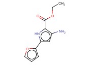 3-<span class='lighter'>氨基</span>-5-(呋喃-2-<span class='lighter'>基</span>)-<span class='lighter'>1H-</span>吡咯-2-甲酸<span class='lighter'>乙</span><span class='lighter'>酯</span>