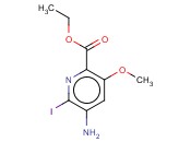 <span class='lighter'>5-AMINO-6-IODO-3-METHOXY-PYRIDINE-2-CARBOXYLIC</span> ACID ETHYL <span class='lighter'>ESTER</span>