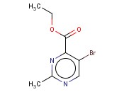 5-溴-2-甲基<span class='lighter'>嘧啶</span>-4-<span class='lighter'>甲酸</span>乙酯