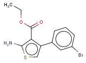乙基2-氨基-4-（3-<span class='lighter'>溴</span>苯基）<span class='lighter'>噻吩</span>-3-羧酸乙酯