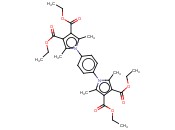 1,1'-(1,4-亚苯基)<span class='lighter'>二</span>(2,5-<span class='lighter'>二</span>甲基-1H-吡咯-3,4-<span class='lighter'>二羧酸</span>)四乙酯