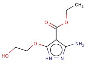 乙基3 -<span class='lighter'>氨基</span>- 5 -(2 -羟乙氧基)- 1H -<span class='lighter'>吡唑</span>-4羧酸