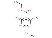 2-(甲硫基)-4-甲基-6-氧代-1,6-二氢<span class='lighter'>嘧啶</span>-5-<span class='lighter'>甲酸</span>乙酯
