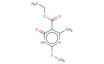 2-(甲硫基)-4-甲基-6-氧代-1,6-二氢<span class='lighter'>嘧啶</span>-5-<span class='lighter'>甲酸</span>乙酯