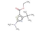 2-(DIMETHYLAMINO)-4-(1,1-DIMETHYLETHYL)-5-THIAZOLECARBOXYLIC ACID ETHYL ESTER