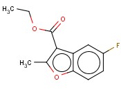 ETHYL <span class='lighter'>5-FLUORO-2-METHYLBENZOFURAN-3-CARBOXYLATE</span>