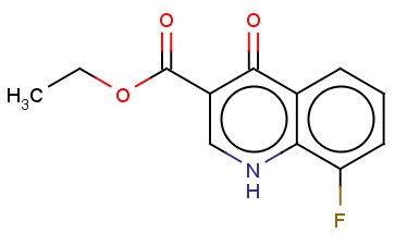 <span class='lighter'>8-FLUORO-4-HYDROXYQUINOLINE-3-CARBOXYLIC</span> ACID ETHYL <span class='lighter'>ESTER</span>