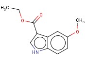 5-<span class='lighter'>甲</span><span class='lighter'>氧基</span>-3-<span class='lighter'>吲哚</span><span class='lighter'>甲酸</span><span class='lighter'>乙</span><span class='lighter'>酯</span>