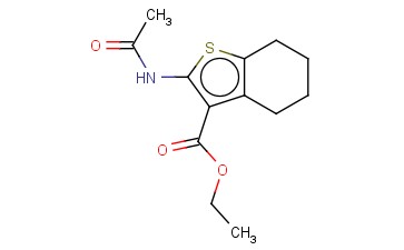 ETHYL 2-(ACETYLAMINO)-4,5,6,7-TETRAHYDRO-1-BENZOTHIOPHENE-3-CARBOXYLATE