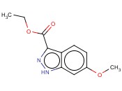 <span class='lighter'>6-METHOXY-1H-INDAZOLE-3-CARBOXYLIC</span> ACID ETHYL <span class='lighter'>ESTER</span>