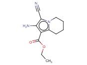 ETHYL <span class='lighter'>2-AMINO-3-CYANO-5,6,7,8-TETRAHYDRO-1-INDOLIZINECARBOXYLATE</span>