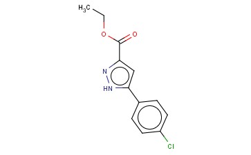 ETHYL 5-(4-CHLOROPHENYL)-1H-PYRAZOLE-3-CARBOXYLATE