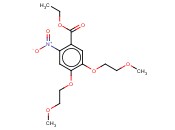 4,5-二(2-甲<span class='lighter'>氧基</span><span class='lighter'>乙</span><span class='lighter'>氧基</span>)-2-硝基<span class='lighter'>苯甲酸</span><span class='lighter'>乙</span>酯