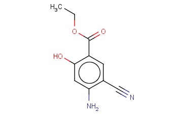 ETHYL <span class='lighter'>4-AMINO-5-CYANOSALICYLATE</span>