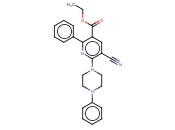 ETHYL 5-CYANO-2-PHENYL-6-(4-PHENYLPIPERAZINO)<span class='lighter'>NICOTINATE</span>