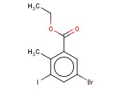 5-BROMO-3-IODO-2-METHYL BENZOIC ACID ETHYL ESTER
